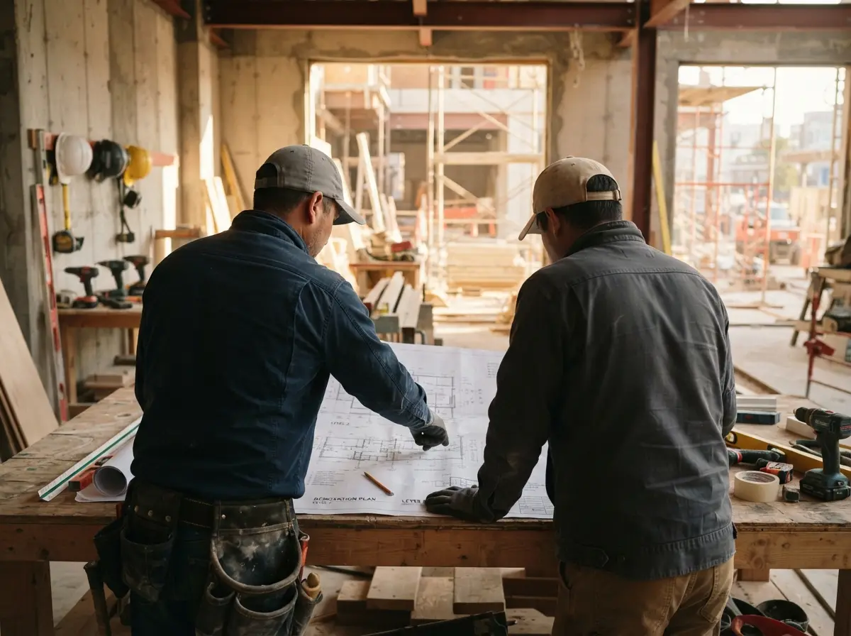 L'équipe NOVA Rénovation sur un chantier